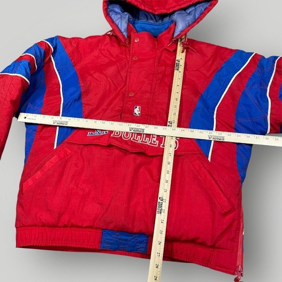 Vintage Washington Bullets Jacket Mens M/L Red Blue NBA Basketball Starter 90s - Picture 4 of 14